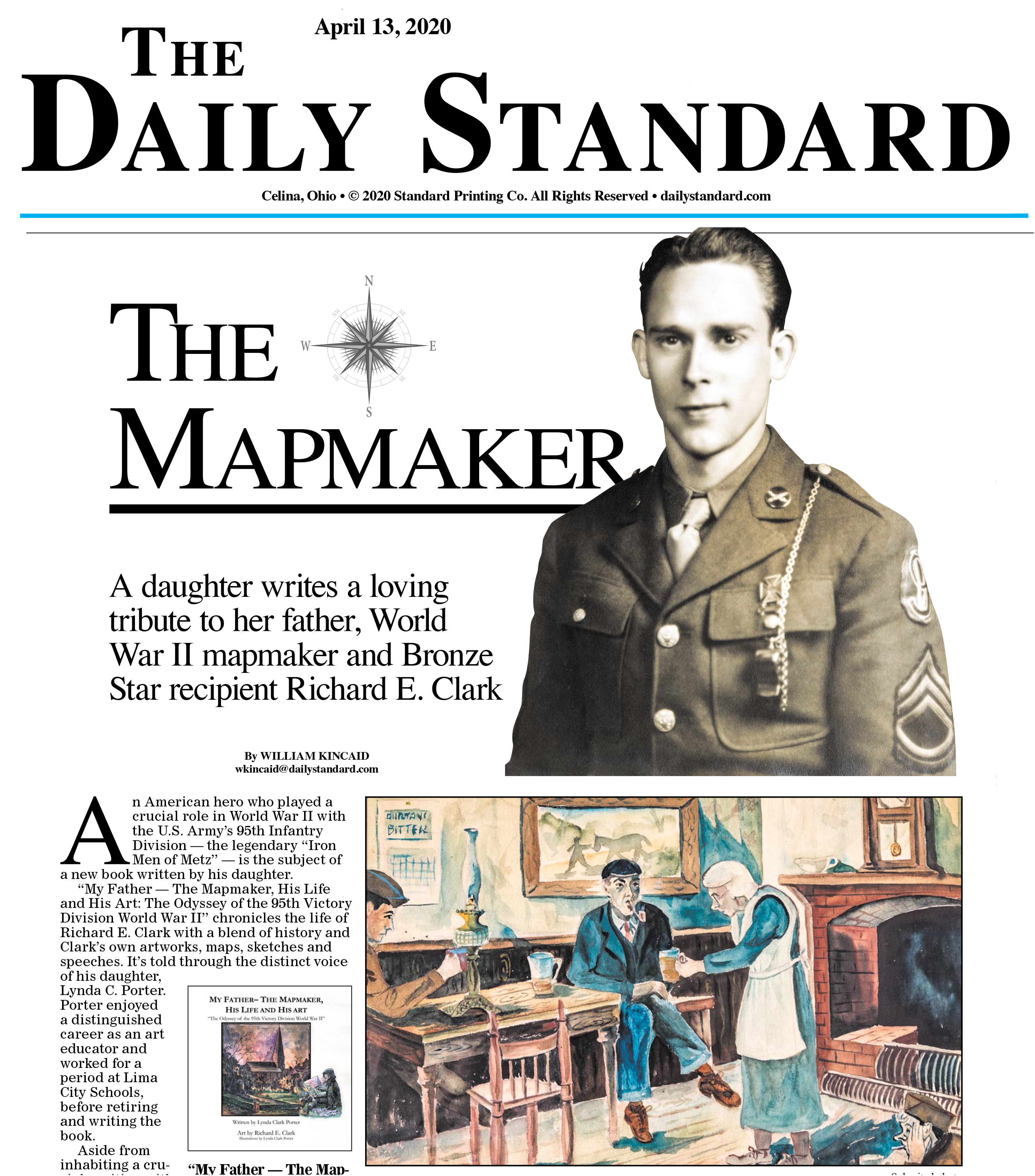 Newspaper Article on Mapmaker